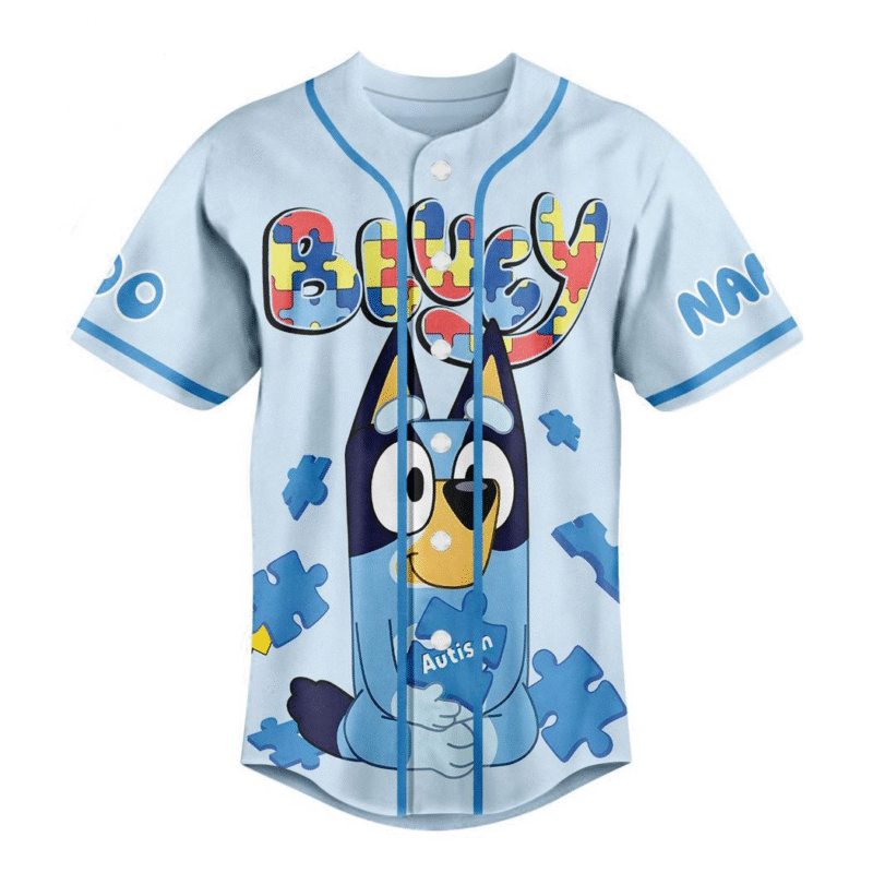 Bluey I See Your True That’s Why I Love You Custom Baseball Jersey