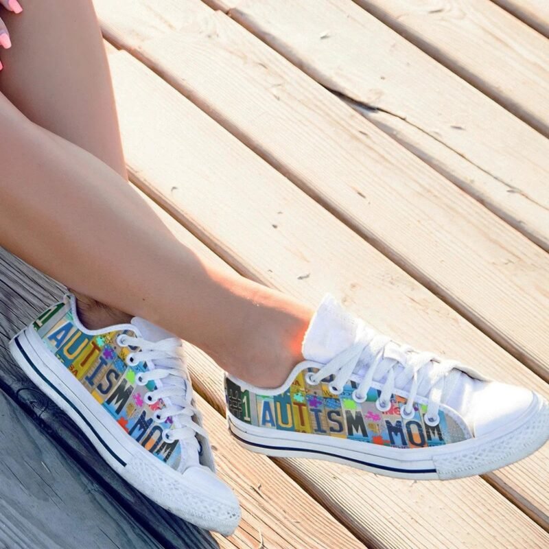 Autism Mom Low Top Shoes Sneaker