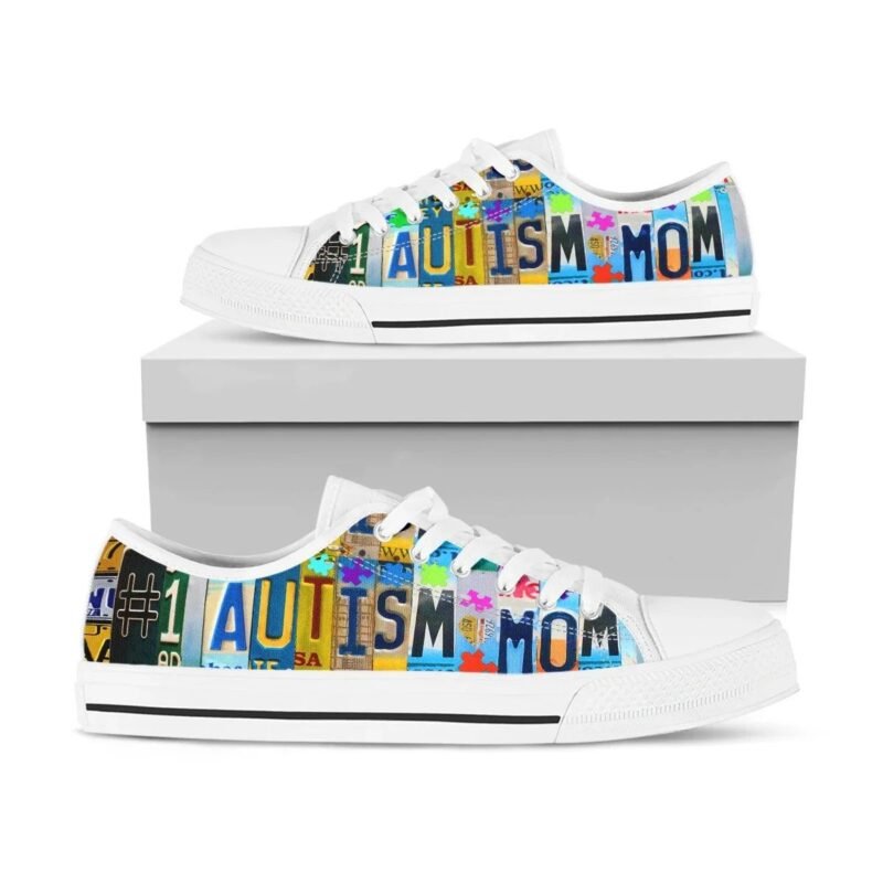 Autism Mom Low Top Shoes Sneaker