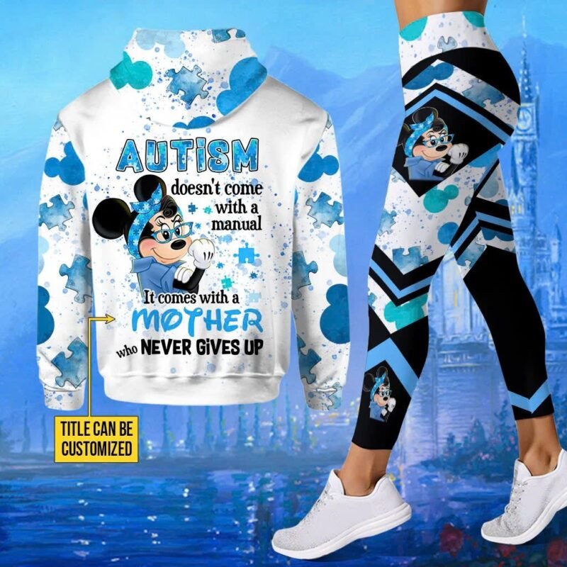 Autism Doesn't Come With A Manual - Personalized Autism Awareness Hoodie and Leggings
