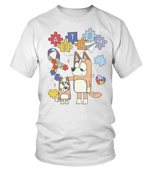 Retro Bluey Autism