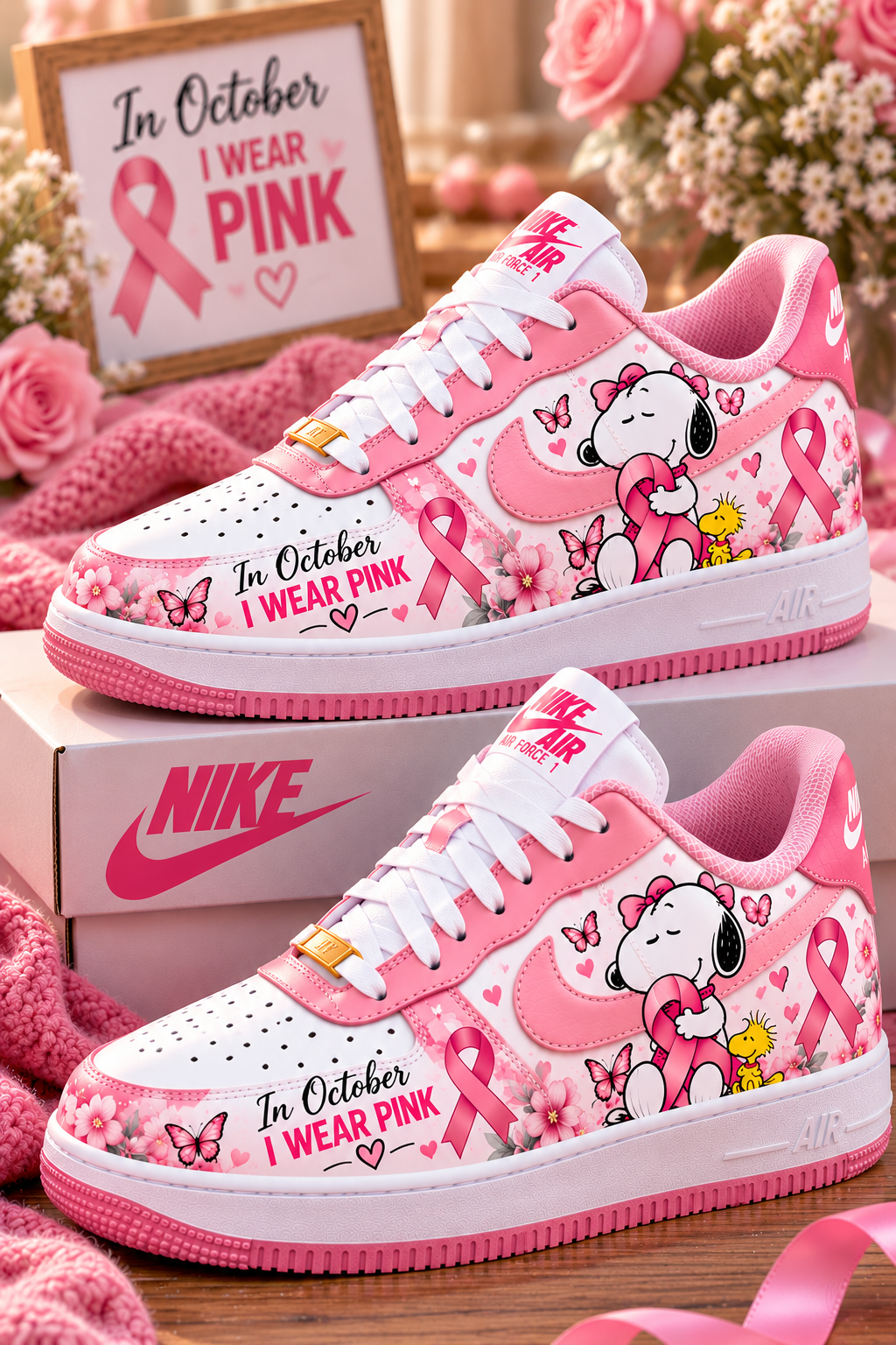 In October I Wear Pink AF1